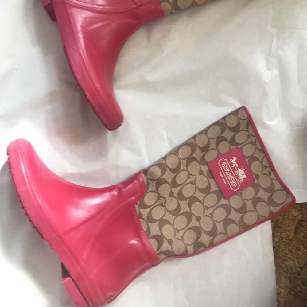Coach Rainboots